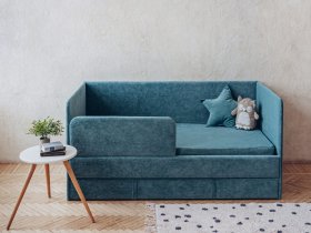 Диван-кровать Happy (бирюзовый) в Чульмане - chulman.mebel-nsk.ru | фото