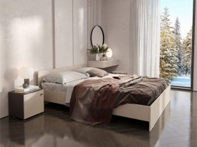 Кровать двухспальная 1,6м Гиза в Чульмане - chulman.mebel-nsk.ru | фото