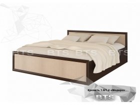 Кровать двуспальная 1,4м Модерн (BTS) в Чульмане - chulman.mebel-nsk.ru | фото