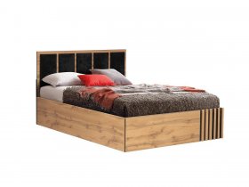 Кровать двуспальная с подъем. мех. 1,6 м Либерти 51.20 в Чульмане - chulman.mebel-nsk.ru | фото