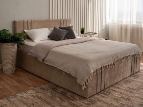Кровать двуспальная 1,4м с подъем. мех. Леванте в Чульмане - chulman.mebel-nsk.ru | фото