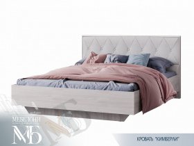 Кровать двуспальная 1,6м Кимберли КР-13 в Чульмане - chulman.mebel-nsk.ru | фото