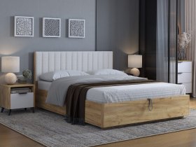 Кровать двуспальная 1,6м Юлия в Чульмане - chulman.mebel-nsk.ru | фото