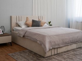 Кровать двуспальная 1,8м с подъем. мех. Леванте в Чульмане - chulman.mebel-nsk.ru | фото