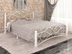 Кровать двуспальная Гарда-3 на металлокаркасе 1,4 м в Чульмане - chulman.mebel-nsk.ru | фото