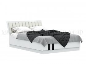 Кровать двуспальная с подъем.мех. 1,6м Магнолия в Чульмане - chulman.mebel-nsk.ru | фото