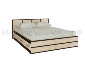 Кровать двуспальная Сакура 1,4 м в Чульмане - chulman.mebel-nsk.ru | фото