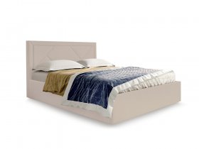 Кровать мягкая 1,6 Сиеста стандарт, вар.2 в Чульмане - chulman.mebel-nsk.ru | фото