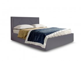 Кровать мягкая 1,6 Сиеста стандарт, вар.3 в Чульмане - chulman.mebel-nsk.ru | фото