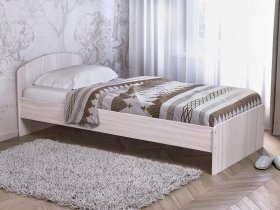 Кровать односпальная 80 с низкой спинкой (ясень шимо светлый) в Чульмане - chulman.mebel-nsk.ru | фото