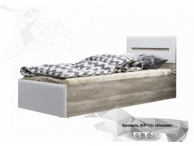 Кровать односпальная Наоми КР-12 в Чульмане - chulman.mebel-nsk.ru | фото