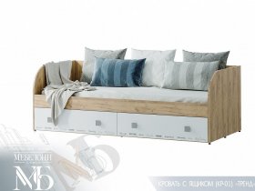 Кровать с ящиками Тренд КР-01 в Чульмане - chulman.mebel-nsk.ru | фото