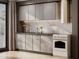 Кухонный гарнитур «Адель» 2,0м (нео) в Чульмане - chulman.mebel-nsk.ru | фото