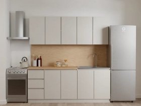 Кухонный гарнитур Мори 2,0 м (сатин) в Чульмане - chulman.mebel-nsk.ru | фото