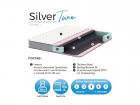 Матрас Silver Two в Чульмане - chulman.mebel-nsk.ru | фото