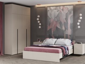 Модульная спальня Айри (кашемир) в Чульмане - chulman.mebel-nsk.ru | фото