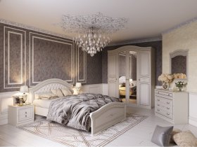 Модульная спальня Николь (Мебельград) в Чульмане - chulman.mebel-nsk.ru | фото