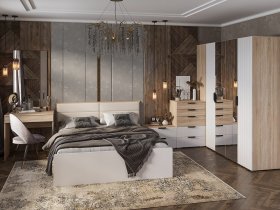 Модульная спальня Норд в Чульмане - chulman.mebel-nsk.ru | фото