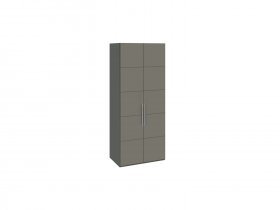 Шкаф для одежды с 2 дверями Наоми (джут/фон серый) СМ-208.07.03 в Чульмане - chulman.mebel-nsk.ru | фото