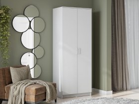 Шкаф двухстворчатый ШК-2 (белый текстурный) в Чульмане - chulman.mebel-nsk.ru | фото