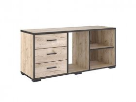 Тумба 1200 Тм075.0 Гермес лофт (дуб крафт серый) в Чульмане - chulman.mebel-nsk.ru | фото