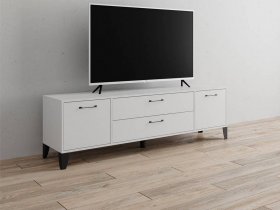 Тумба под ТВ Парус-13 (белый) в Чульмане - chulman.mebel-nsk.ru | фото